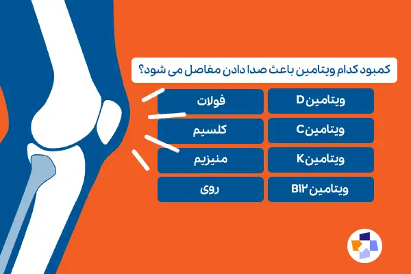 کمبود کدام ویتامین باعث صدا دادن مفاصل می شود؟|مجله طبی