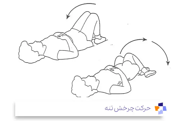 چرخش تنه برای کاهش کمردرد|مجله طبی