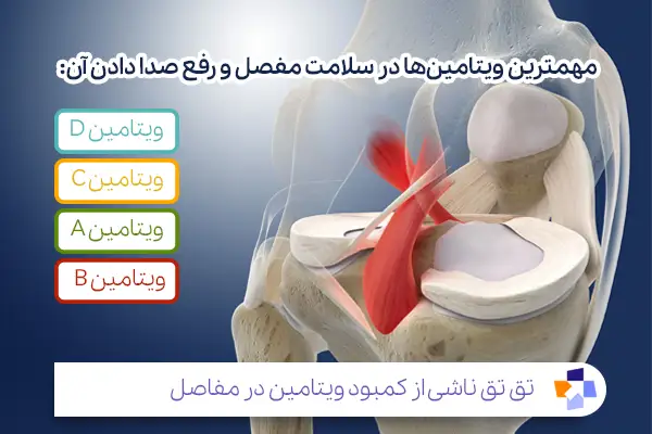 کمبود کدام ویتامین باعث صدا دادن مفاصل می شود|مجله طبی