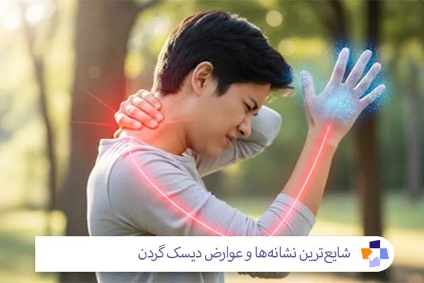 شایع‌ترین نشانه‌ها و عوارض دیسک گردن | مجله طبی