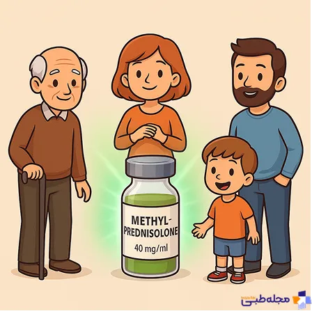 آمپول متیل پردنیزولون در کودکان و سالمندان | مجله طبی