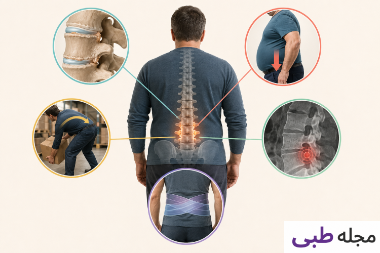 نشانه های علائم آرتروز کمر
