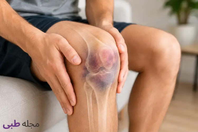 علل و نشانه های کبود شدن زانو کدامند؟